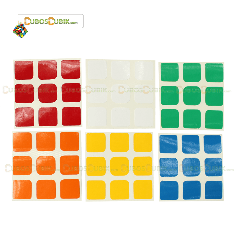 Set de Stickers 3x3 Medida Estandar
