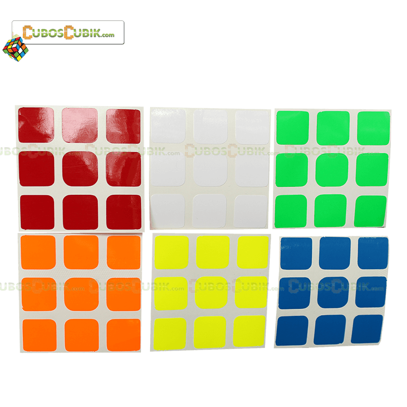 Set de Stickers 3x3 Medida Estandar