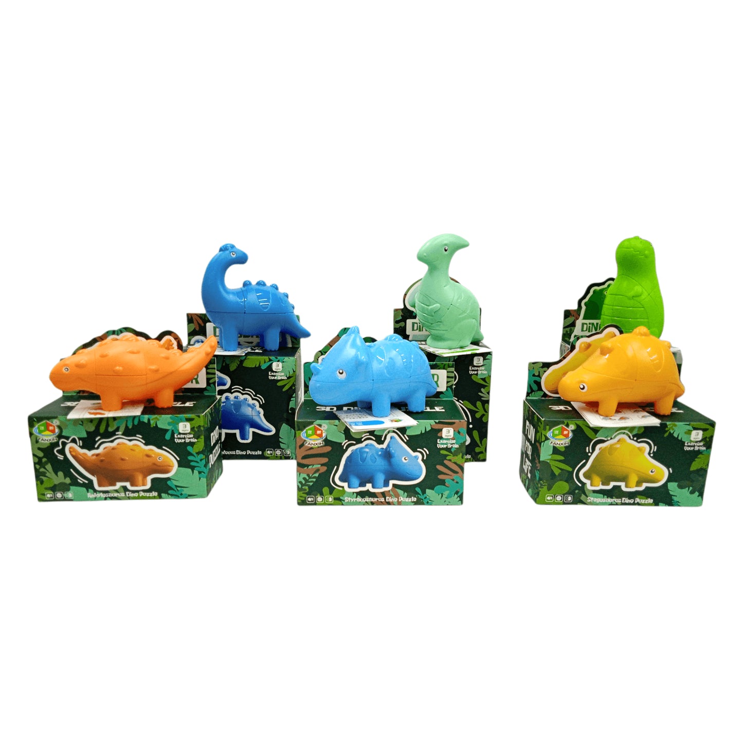 PROD-Fanxin Dinosaurios Paquete Diplo+TRex+Ankylo+Stego+Styra+Parasauro 1
