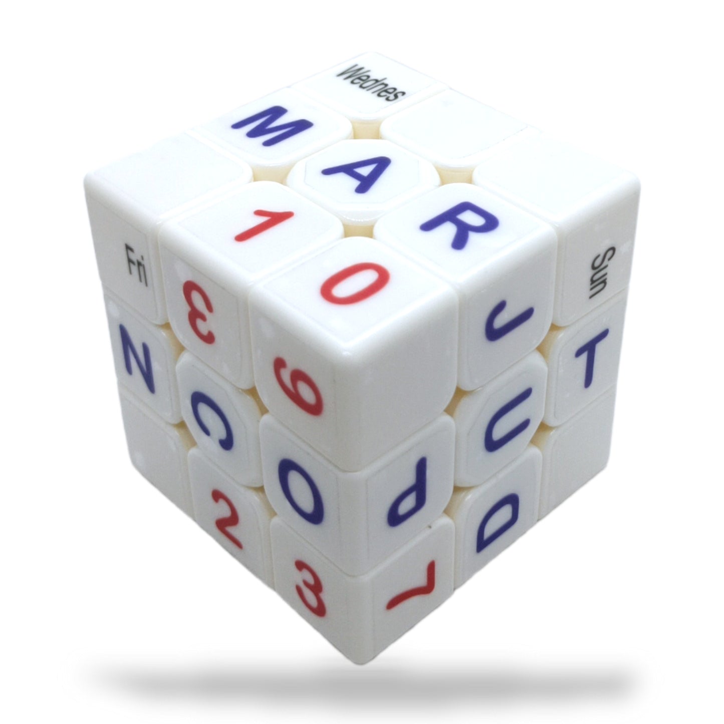 Cubo 3x3 Calendario Ingles