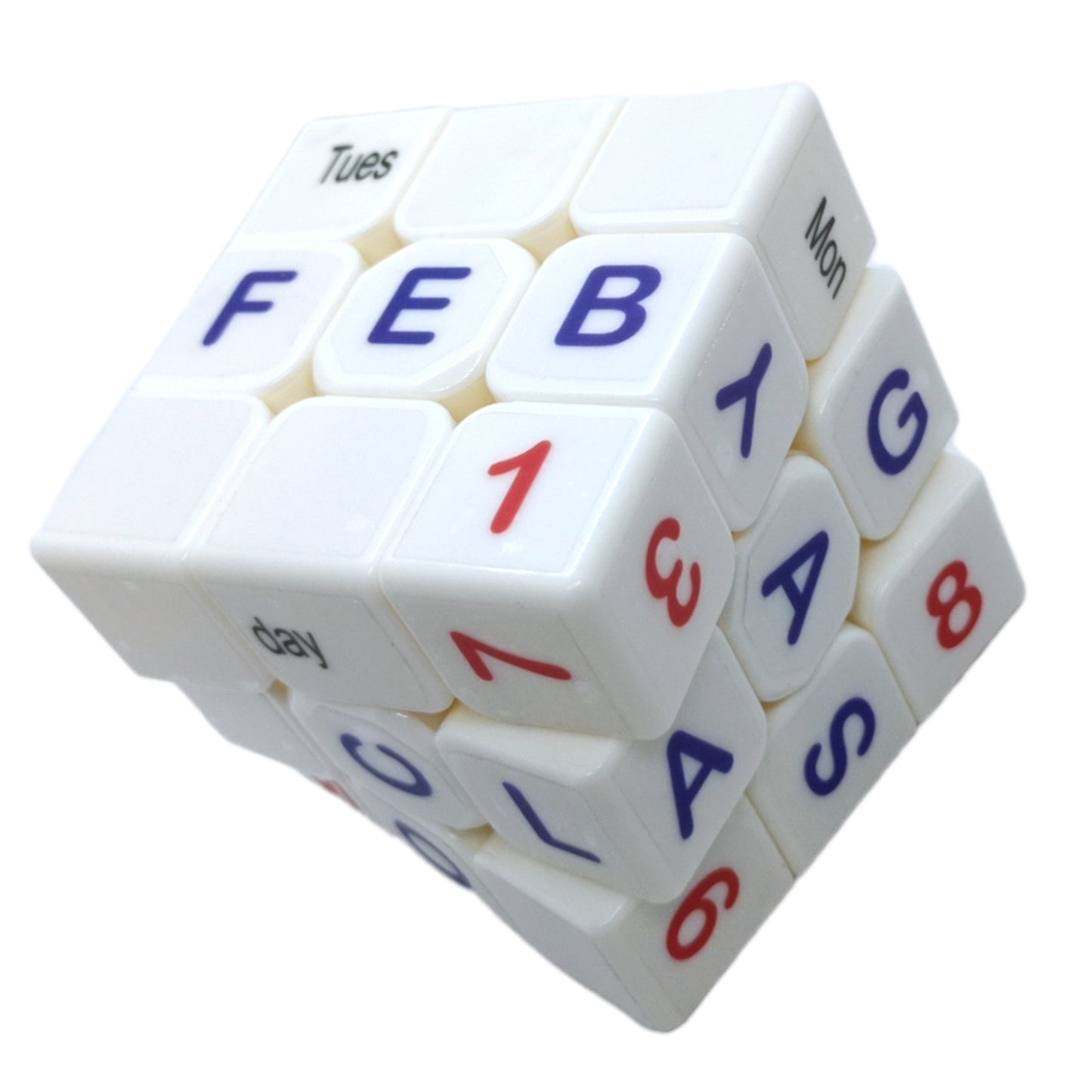 Cubo 3x3 Calendario Ingles