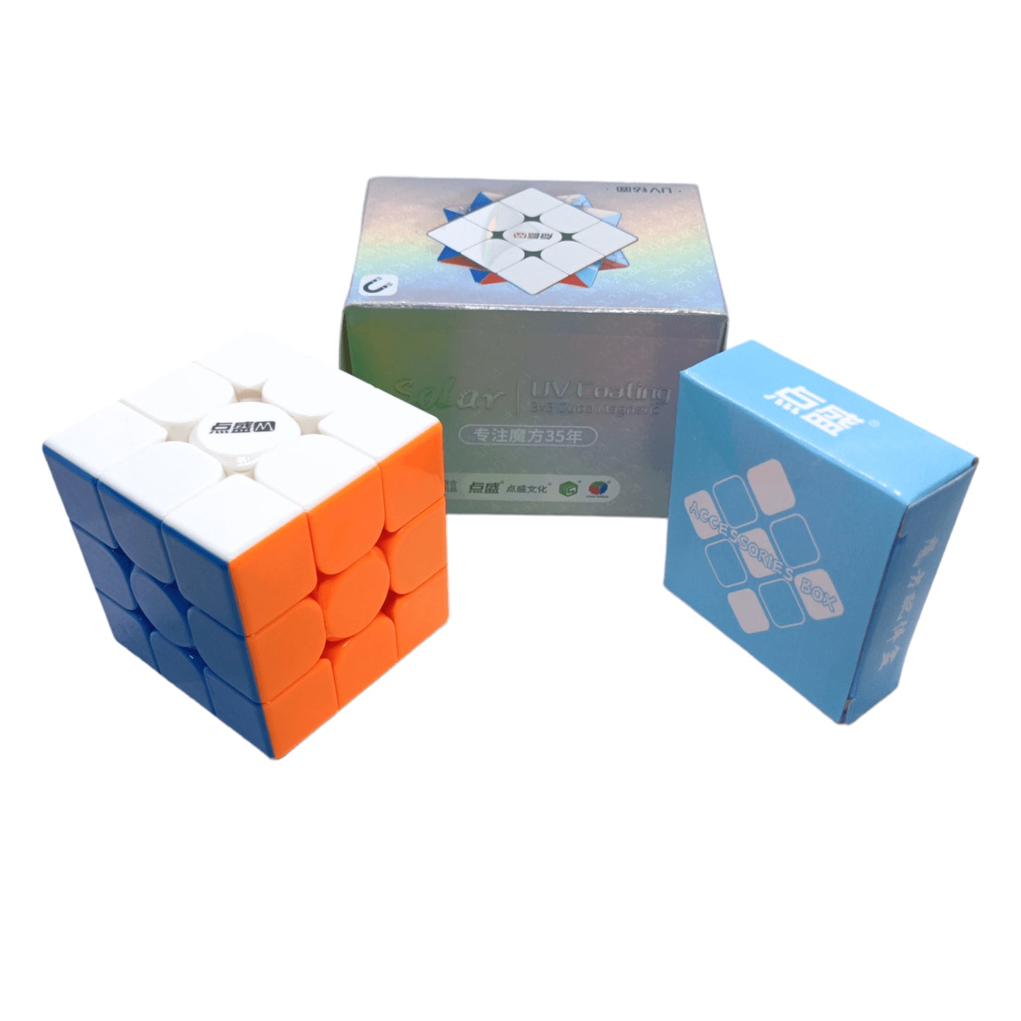 Diansheng 3x3 Magnetico UV Colored
