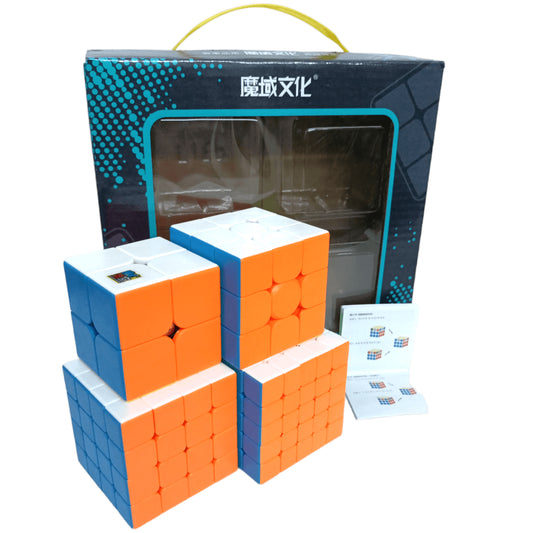 PROD-Moyu Paquete 4 Cubos 2x2+3x3+4x4+5x5 Colored 1
