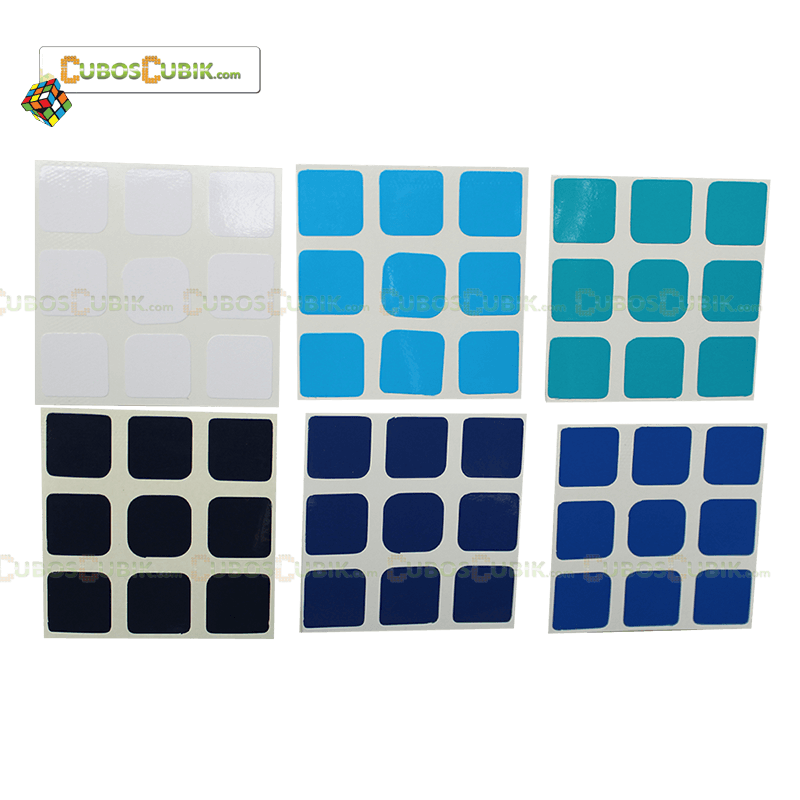 PROD-Set de Stickers 3x3 Escala de Azules 1