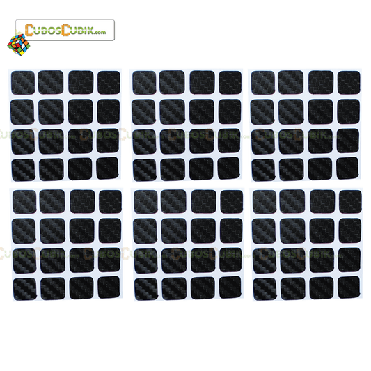 PROD-Set de Stickers Fibra de Carbono 4x4 Negro 1