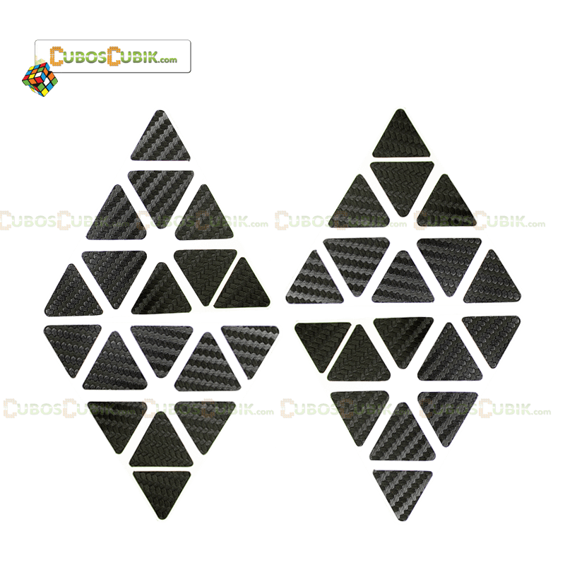 PROD-Set de Stickers Fibra de Carbono Pyraminx 1