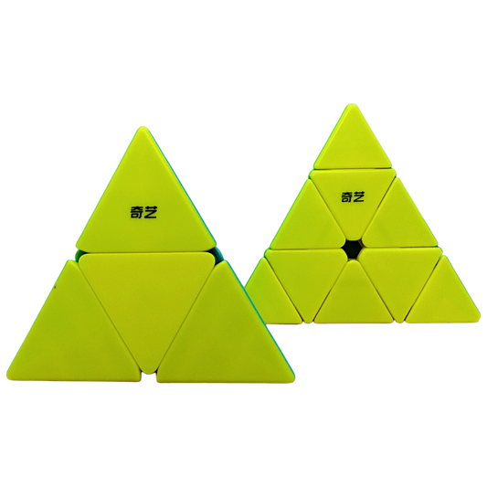 PROD-Qiyi Paquete Pyraminx 2x2 y Pyraminx 3x3 Colored 1