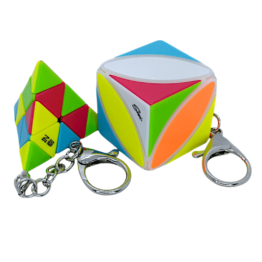 PROD-Paquete Qiyi 2 Llaveros Ivy y Pyraminx 1