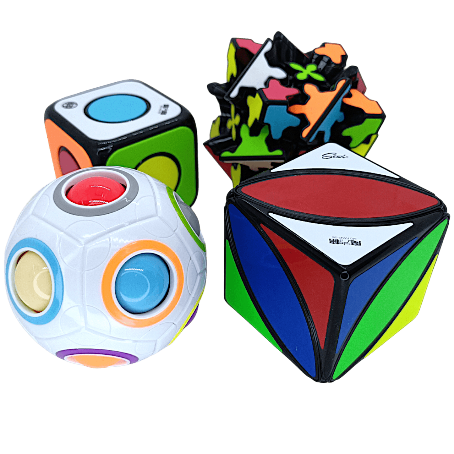 Paquete Gear 3x3 + 1x1 O2 Standar + Ivy + Rainbow Ball