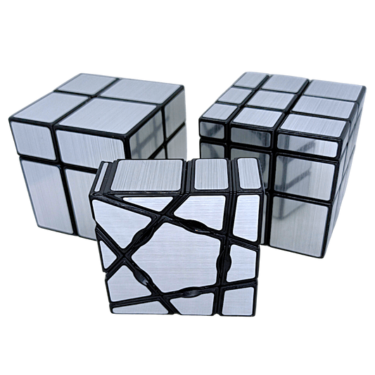 PROD-Paquete Sengso Mirror 3x3 + 2x2 + Floppy Ghost Plata 1