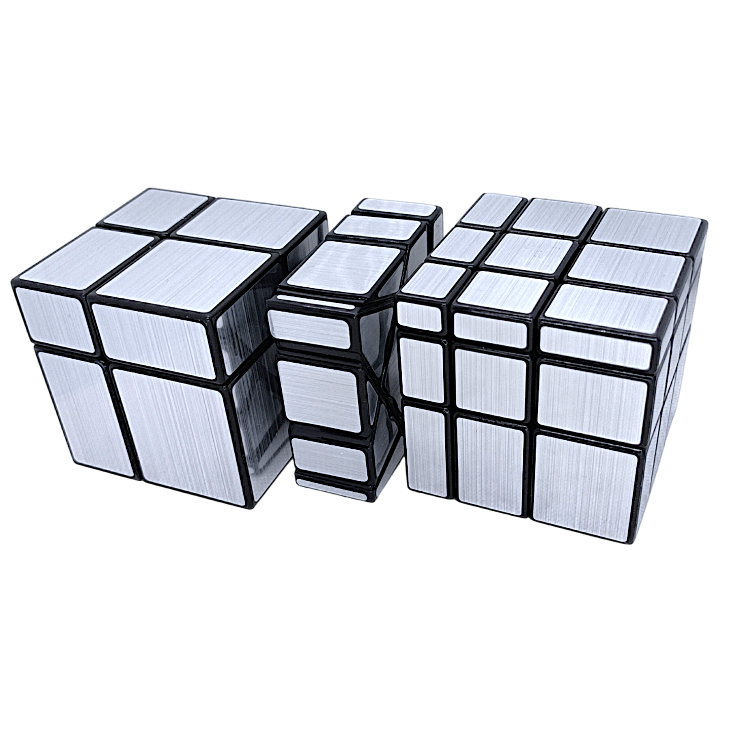 PROD-Paquete Sengso Mirror 3x3 + 2x2 + Floppy Ghost Plata 3