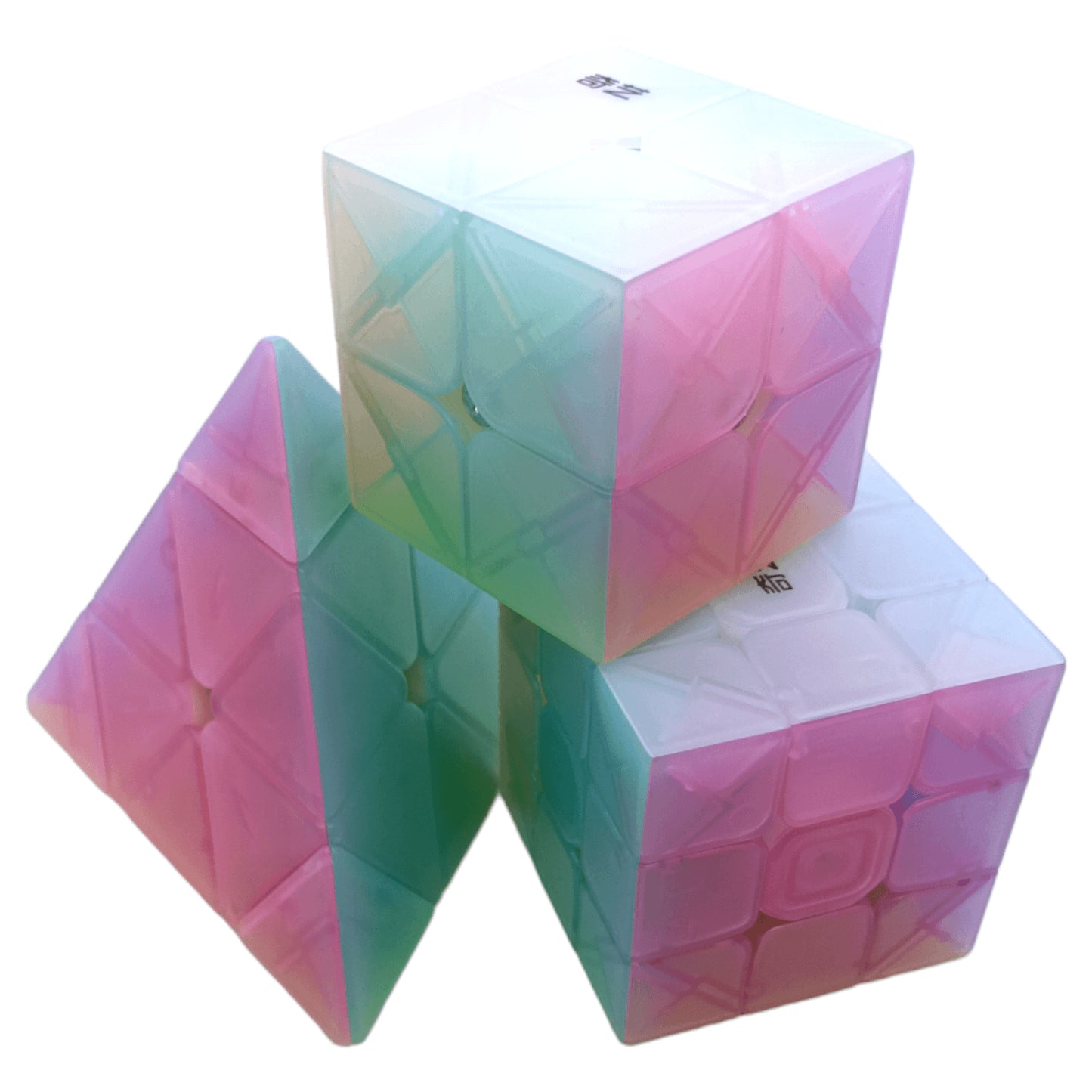 PROD-Qiyi Paquete 2x2, 3x3 y Pyra Jelly 3