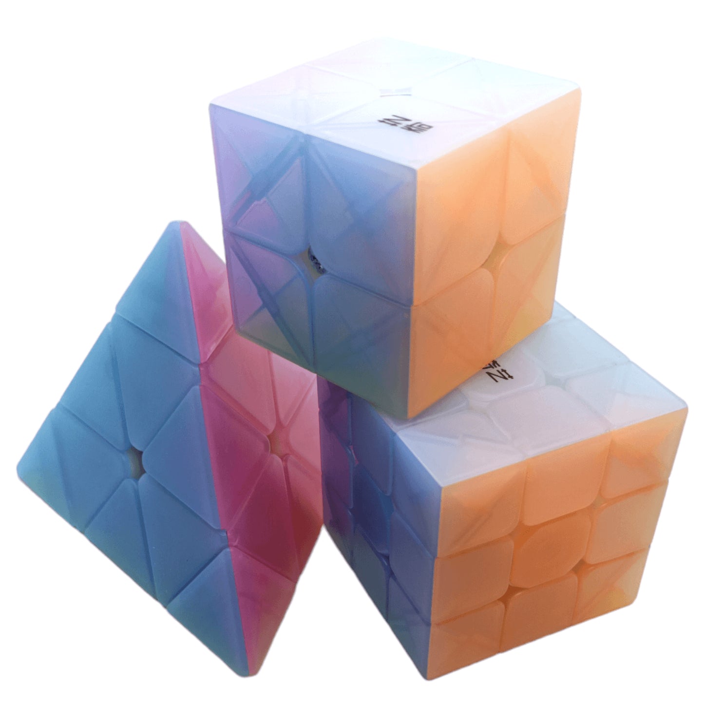 PROD-Qiyi Paquete 2x2, 3x3 y Pyra Jelly 4