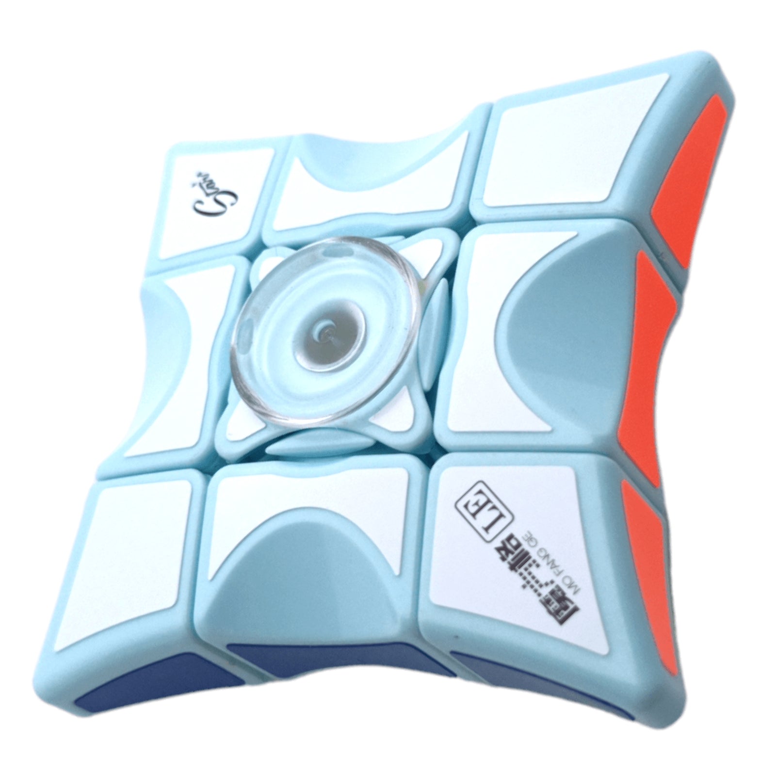 PROD-QiYi 3x3x1 Floppy Spinner Azul 1