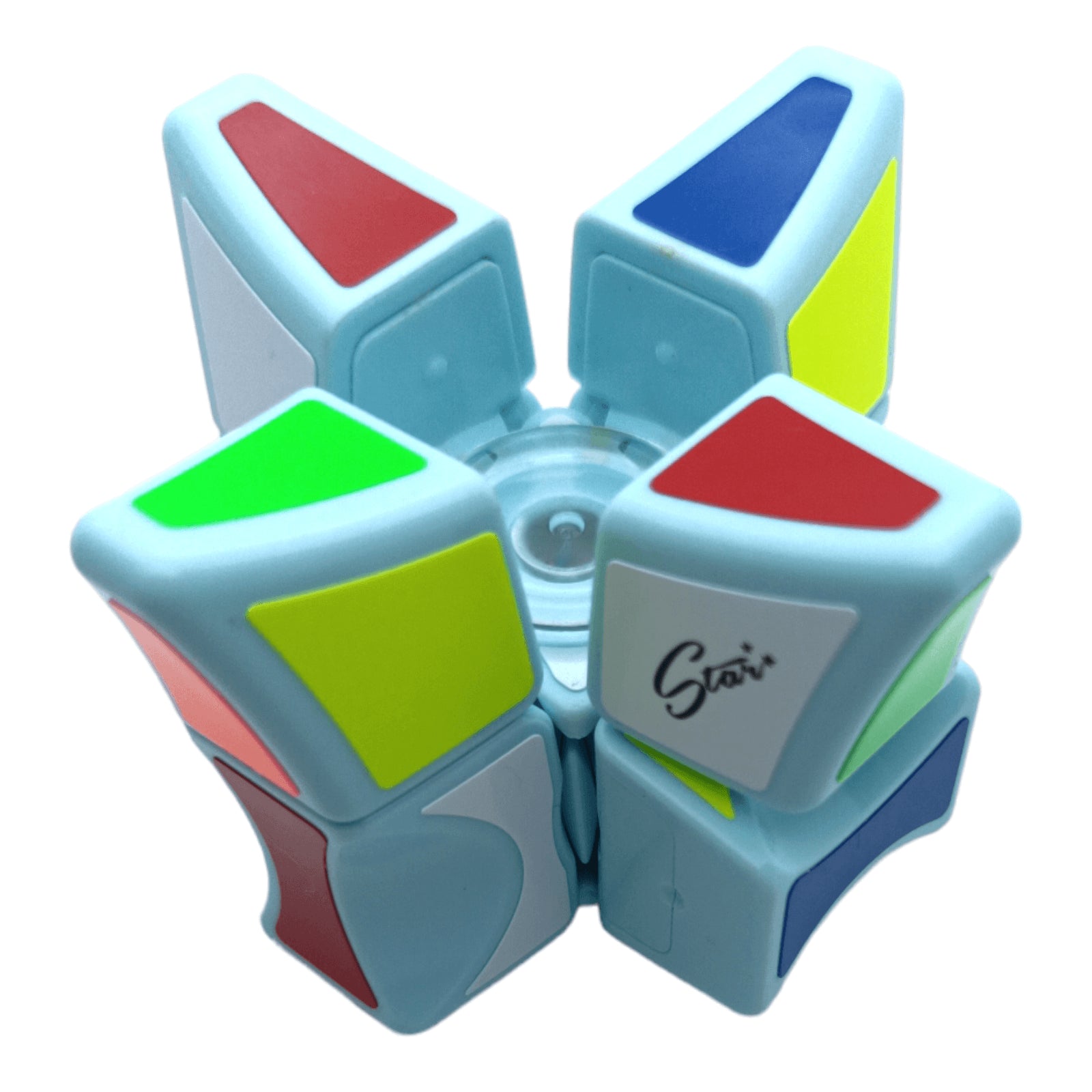 PROD-QiYi 3x3x1 Floppy Spinner Azul 2