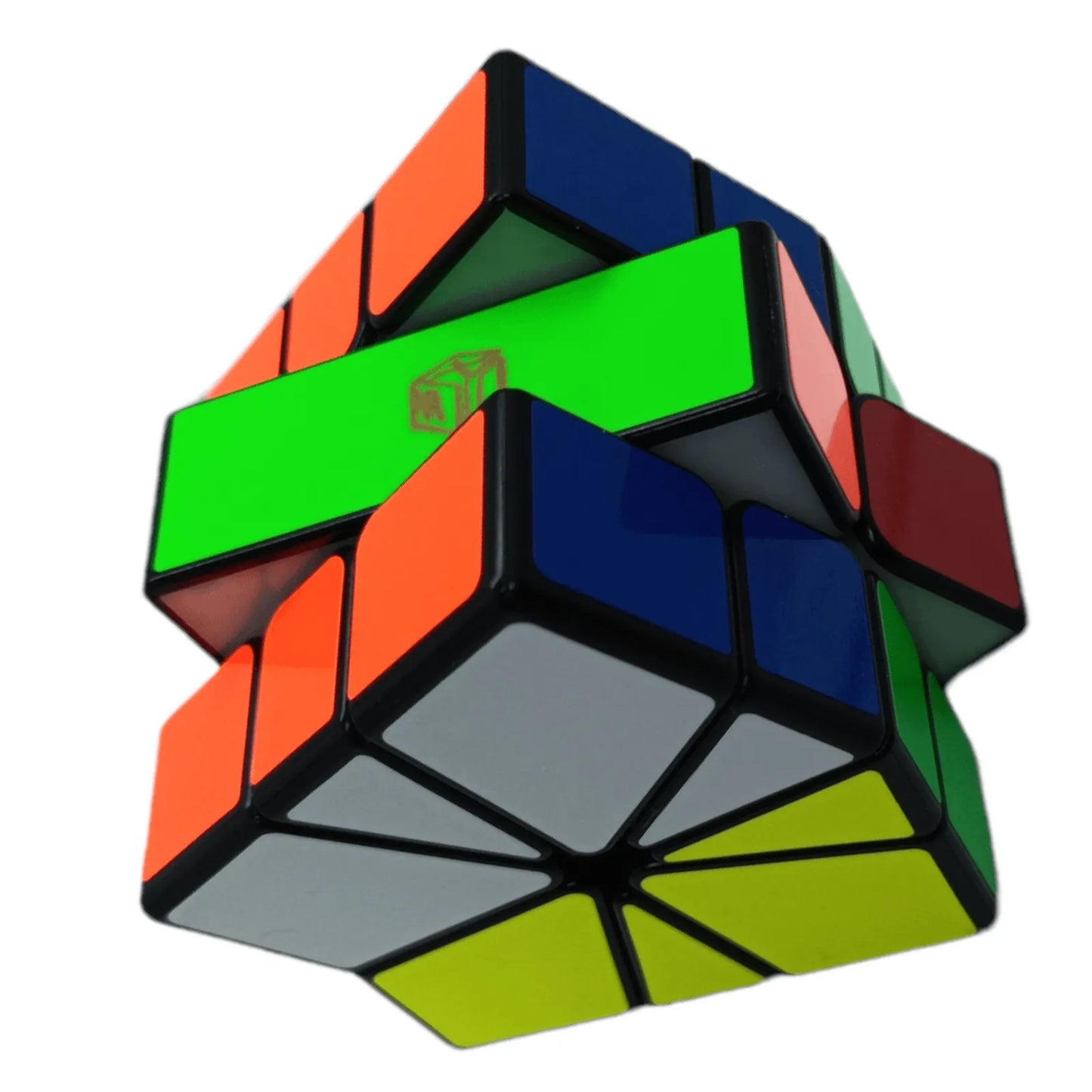 Qiyi Square 1 XMAN Volt V2 Magnetico Semi Colored Negro
