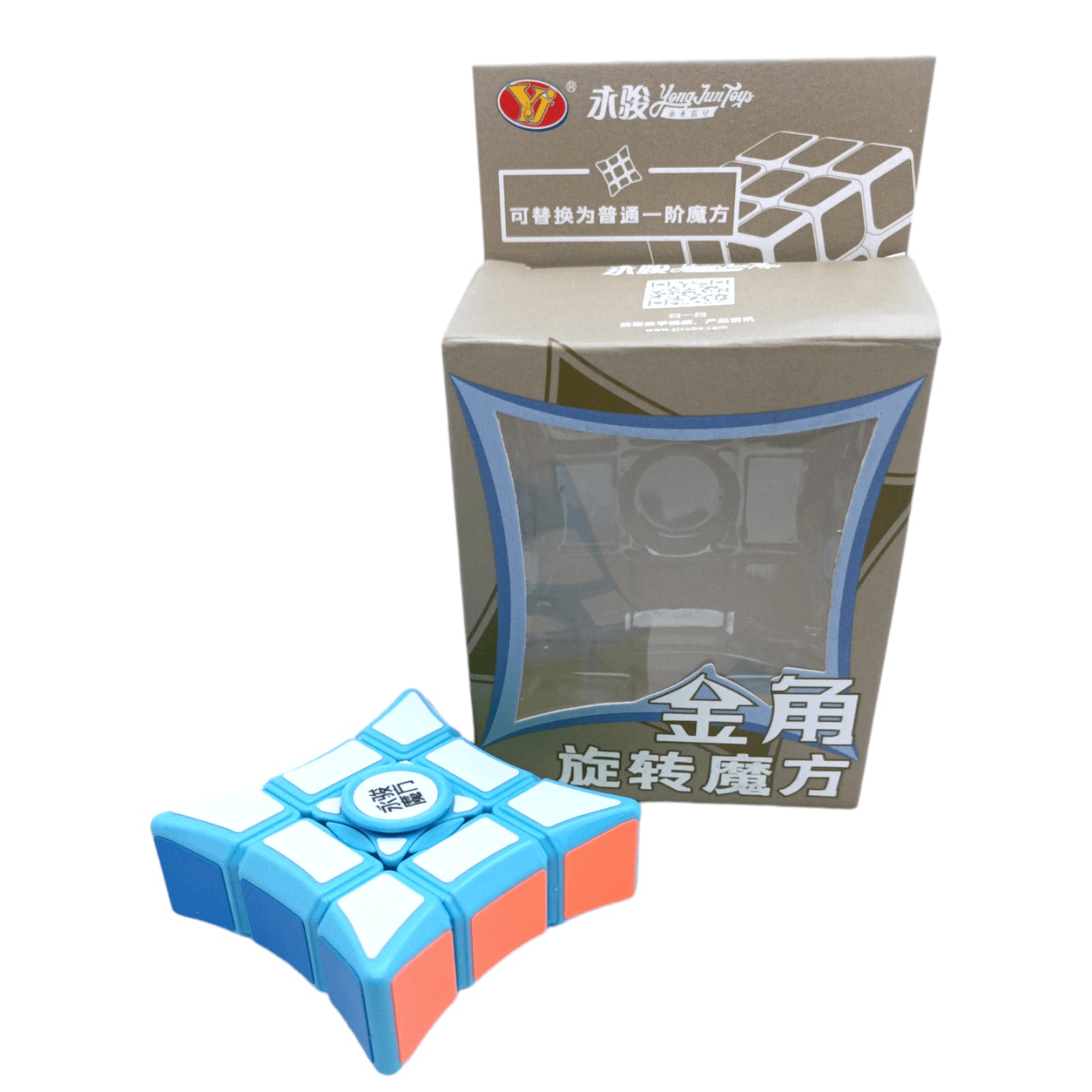 PROD-YJ 3x3x1 Floppy Spinner Jinjiao Azul 4