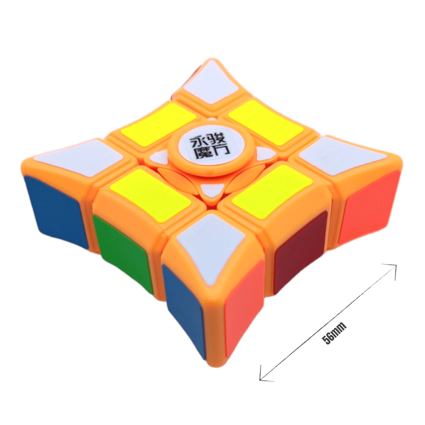 YJ 3x3x1 Floppy Spinner Jinjiao Naranja