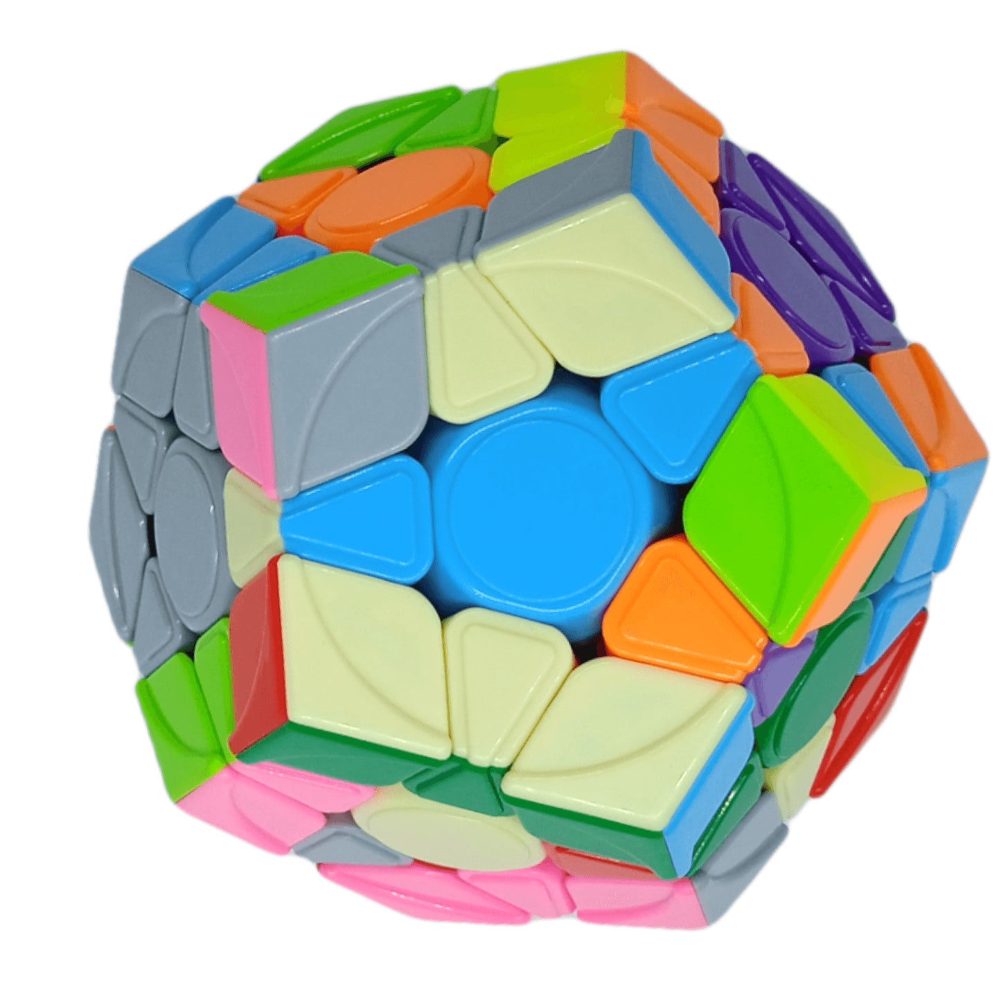 YJ Megaminx Yuhu V2 Magnetico Colored
