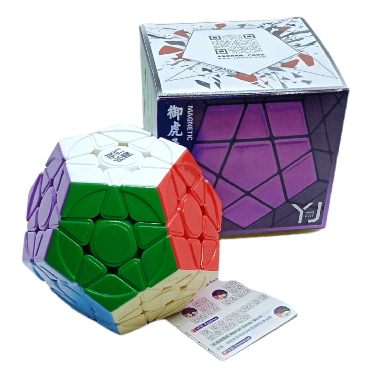 YJ Megaminx Yuhu V2 Magnetico Colored
