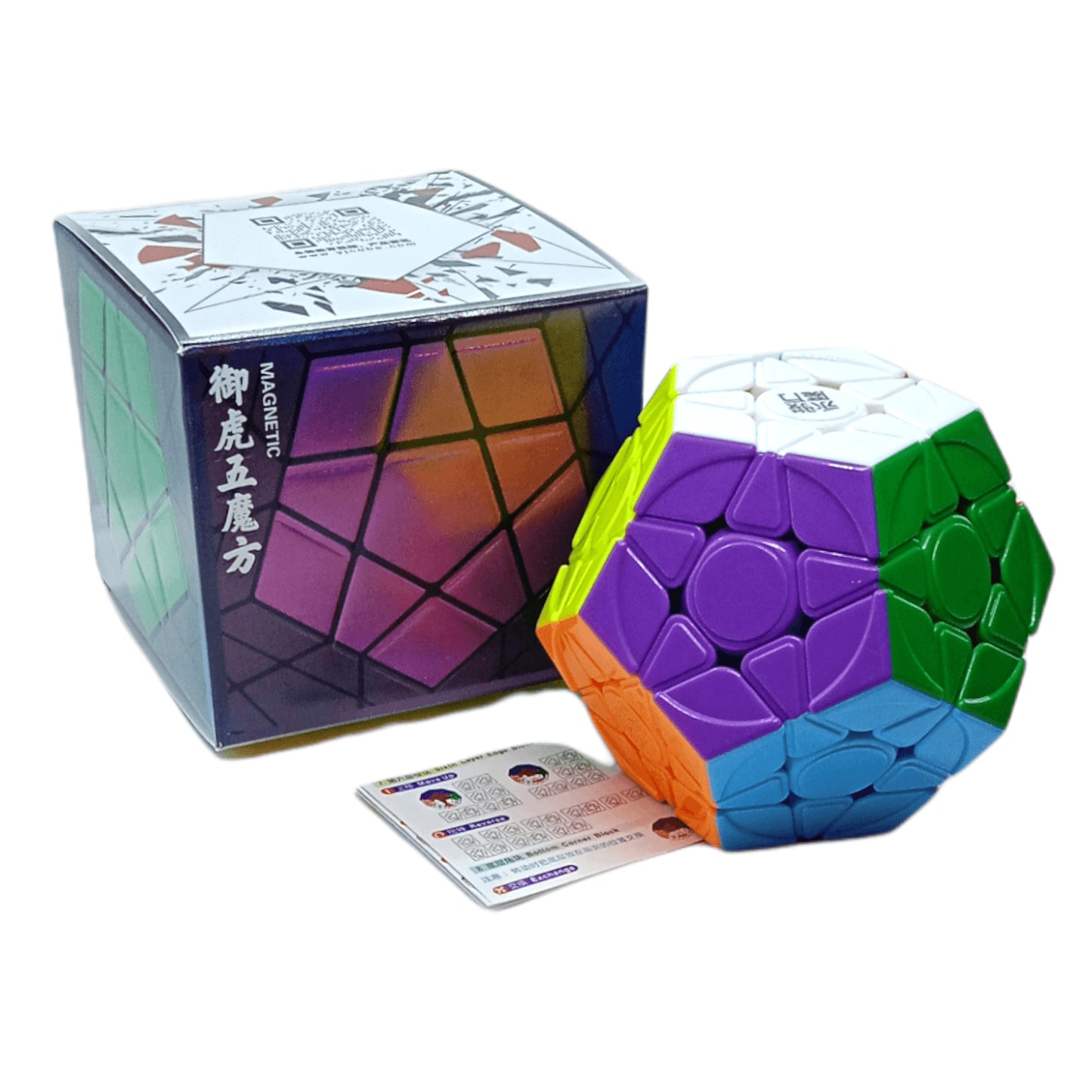 YJ Megaminx Yuhu V2 Magnetico Colored