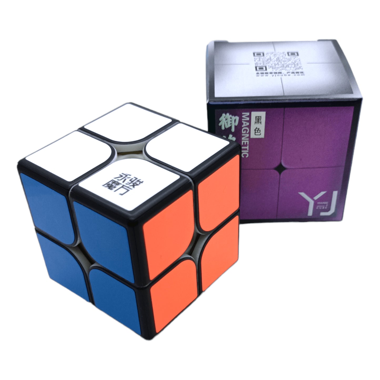 YJ Yupo 2x2 V2 Magnetico Negro