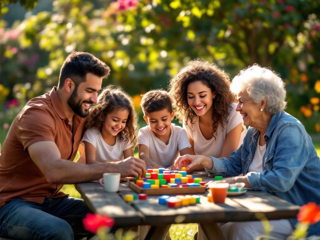 familia feliz colores rubik