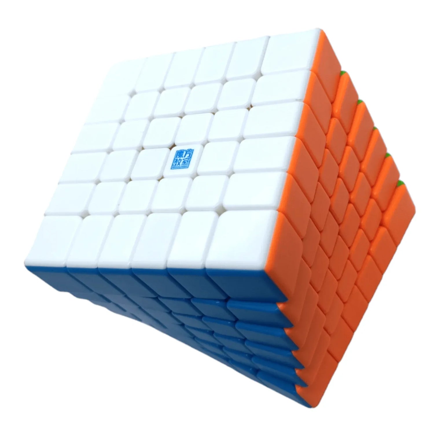 Cubo Moyu Meilong 6x6 V2 Colored, fondo blanco, vista en ángulo.
