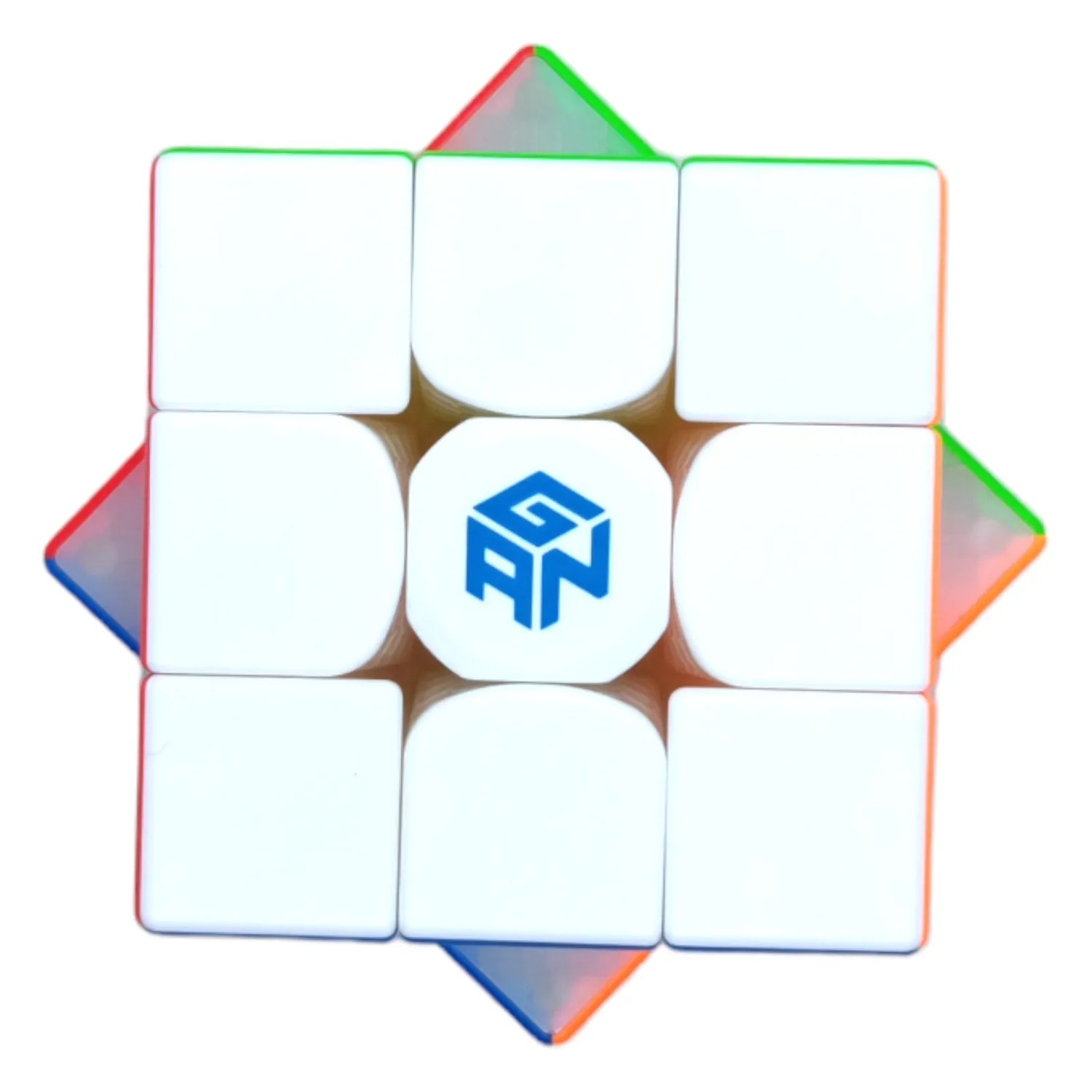 Cubo GAN 12 M Leap 3x3 blanco visto desde arriba sobre fondo blanco