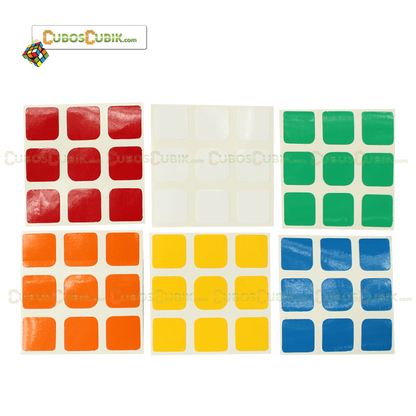 Set de Stickers 3x3 Medida Estandar