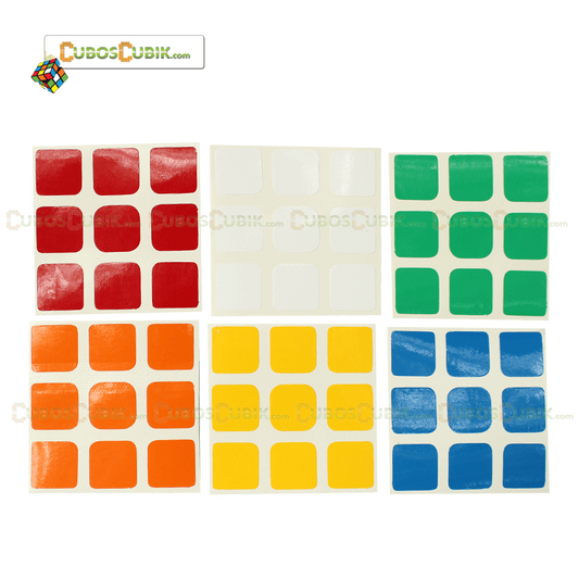 Set de Stickers 3x3 Medida Estandar