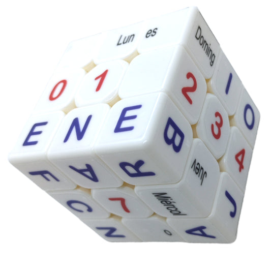 Cubo 3x3 Calendario Español