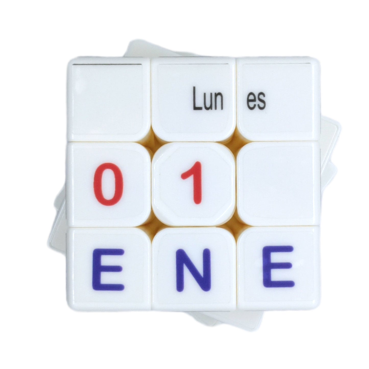 Cubo 3x3 Calendario Español