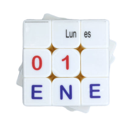 Cubo 3x3 Calendario Español