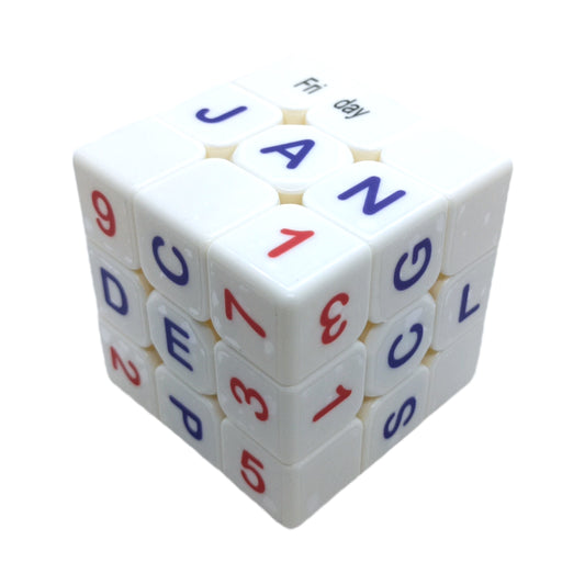 Cubo 3x3 Calendario Ingles