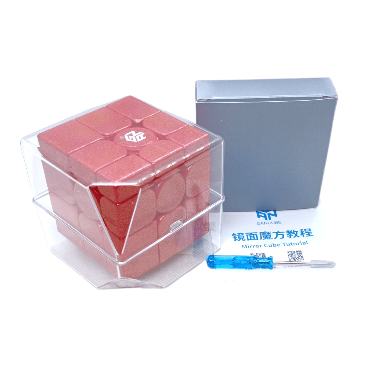 GAN Mirror 3x3 Rojo UV Magnetico