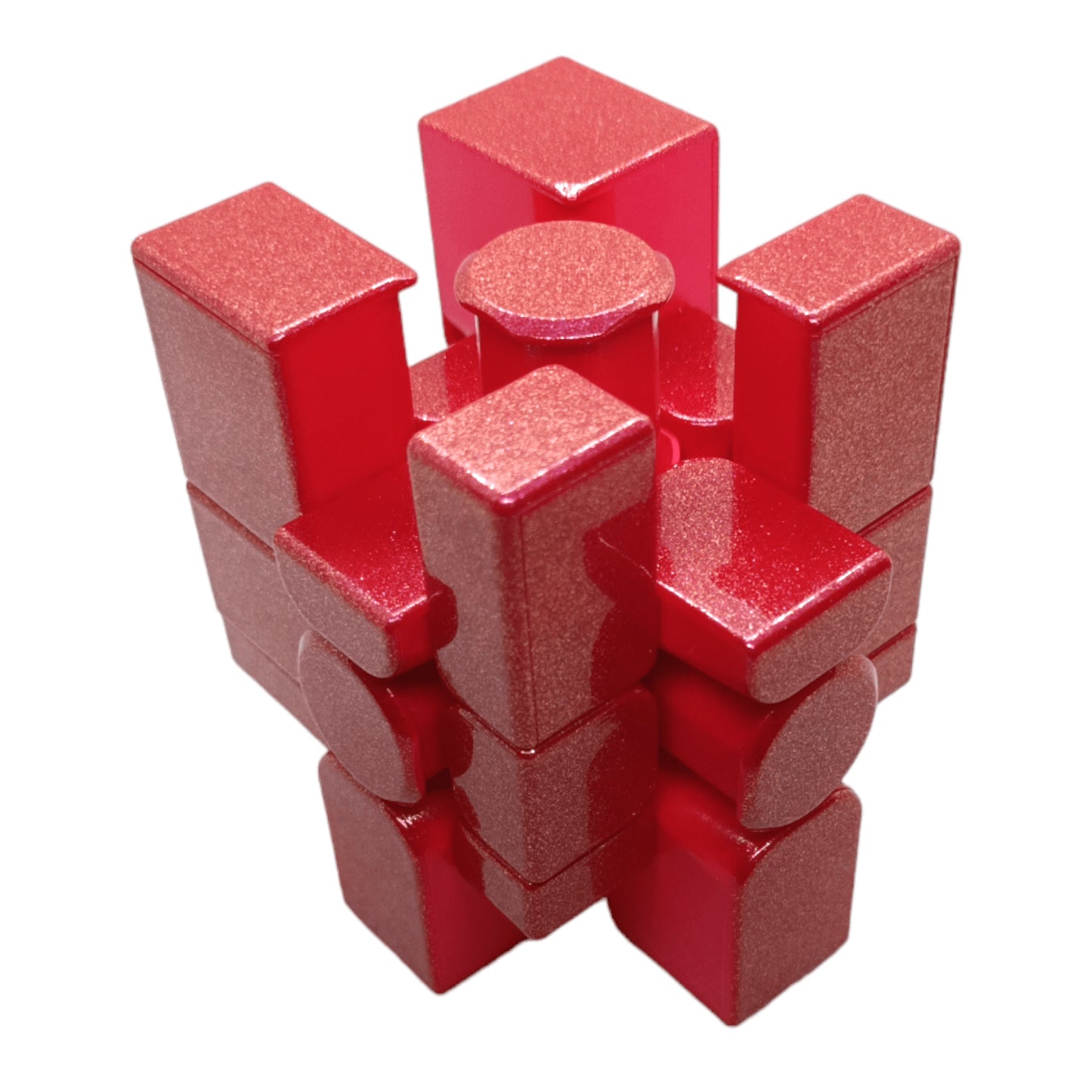 GAN Mirror 3x3 Rojo UV Magnetico