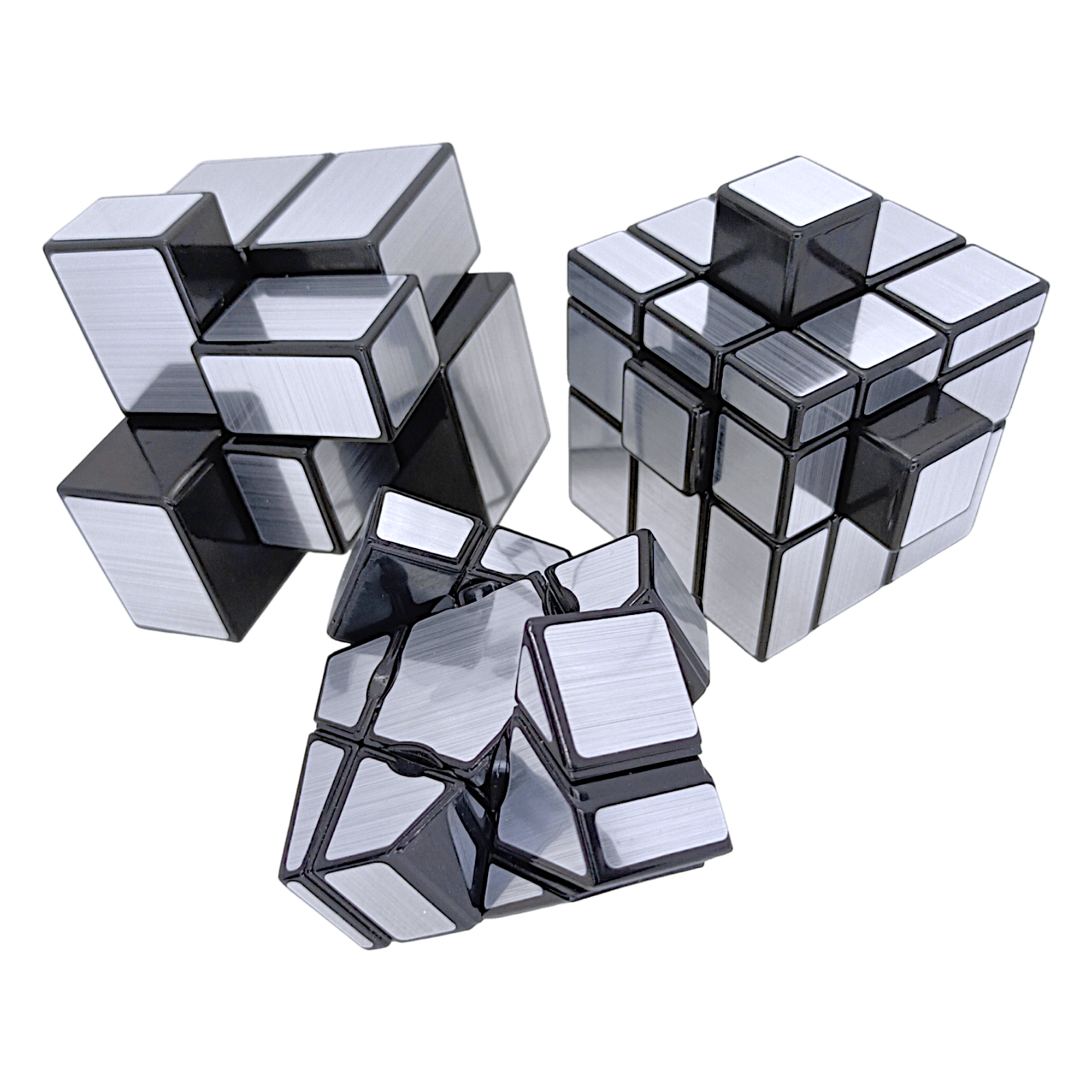 PROD-Paquete Sengso Mirror 3x3 + 2x2 + Floppy Ghost Plata 2