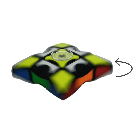 PROD-QiYi 3x3x1 Floppy Spinner Tiles Negro 2