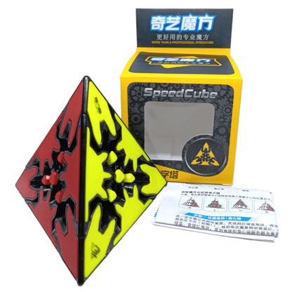 PROD-Qiyi Gear Pyraminx Negro 4