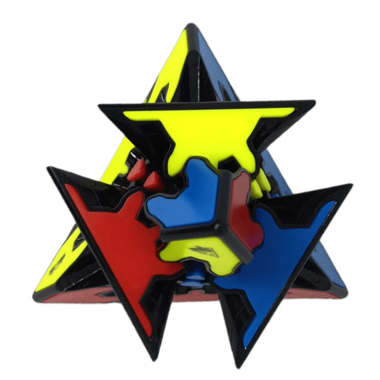 Qiyi Gear Pyraminx Negro