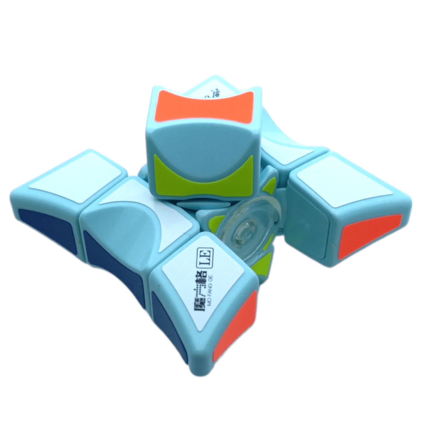 QiYi 3x3x1 Floppy Spinner Azul