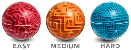 Laberinto esferico Rojo Nivel Facil (Maze ball)