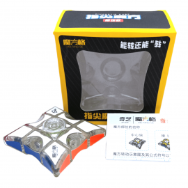 QiYi 3x3x1 Floppy Spinner Transparente