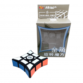 YJ 3x3x1 Floppy Spinner Jinjiao Negro