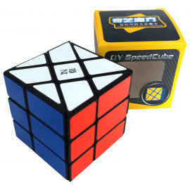 Cubo Rubik QiYi Windmill 3x3 Windfire Negro