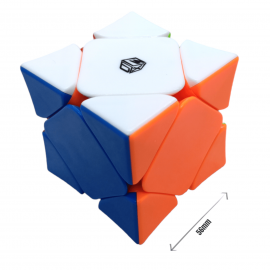 Cubo Rubik Qiyi XMAN Wingy Skewb Magnetic Concavo Colored 