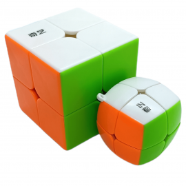 Cubo Rubik Qiyi Llavero 2x2 mini Colored 