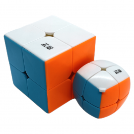 Cubo Rubik Qiyi Llavero 2x2 mini Colored