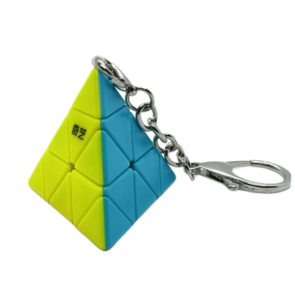 Cubo Rubik QiYi Llavero Pyraminx Colored